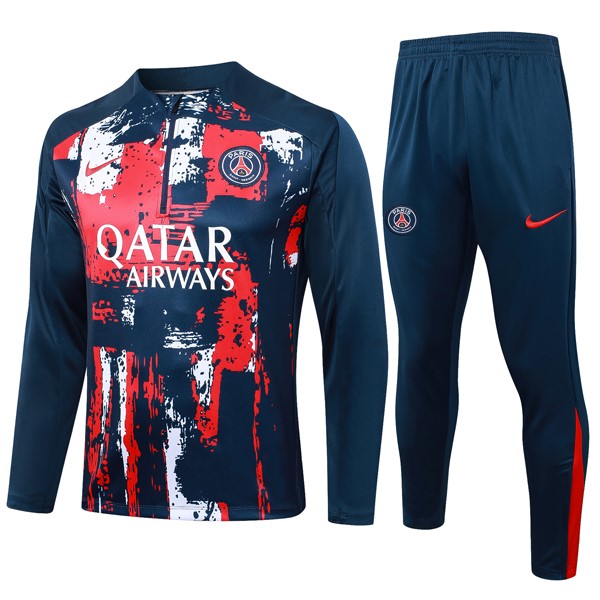 Sweatshirts PSG 2024-2025 Rote Blau 3